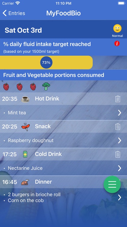 MyFoodBio: Food Diary & Stats screenshot-4