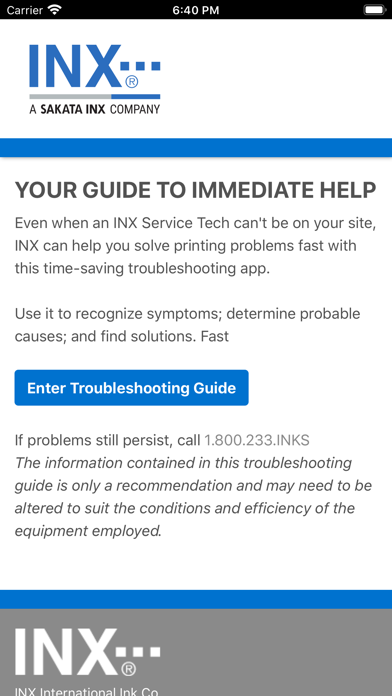 How to cancel & delete INX Troubleshooting Guide from iphone & ipad 1