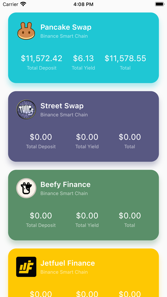 Crypto Yield Farm Watcher