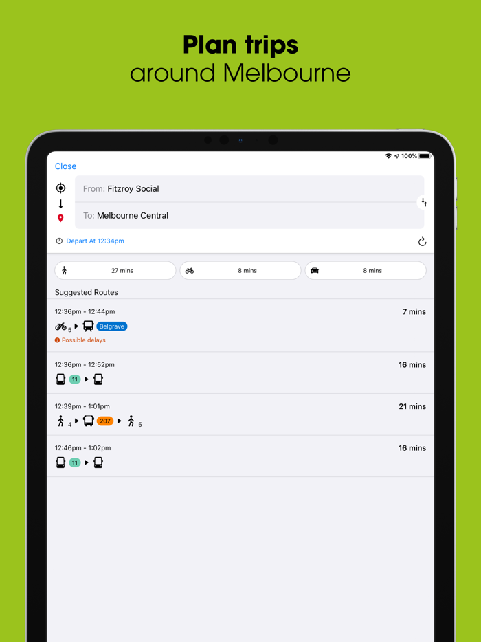 arevo - Journey Planner