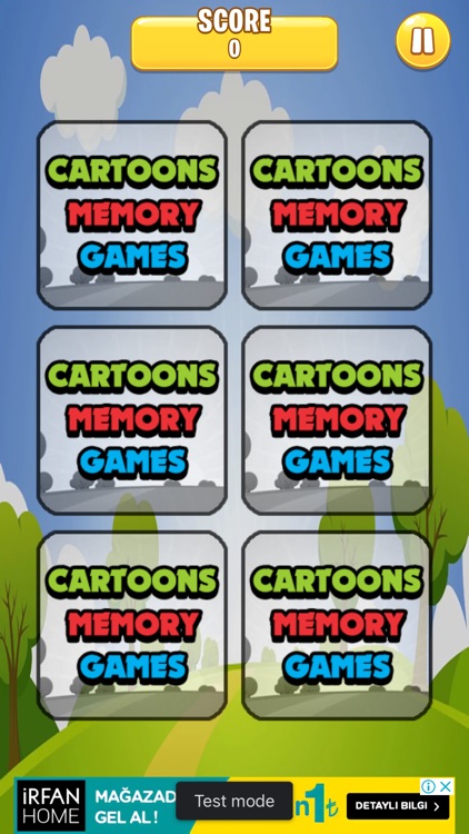 Cartoons Memory Games screenshot-3