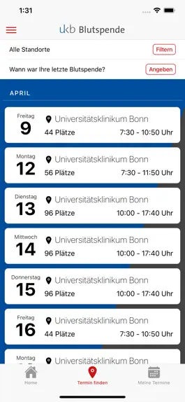 Game screenshot UKB Blutspende hack