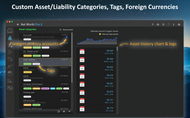 ‎Net Worth Pro 2 Screenshot
