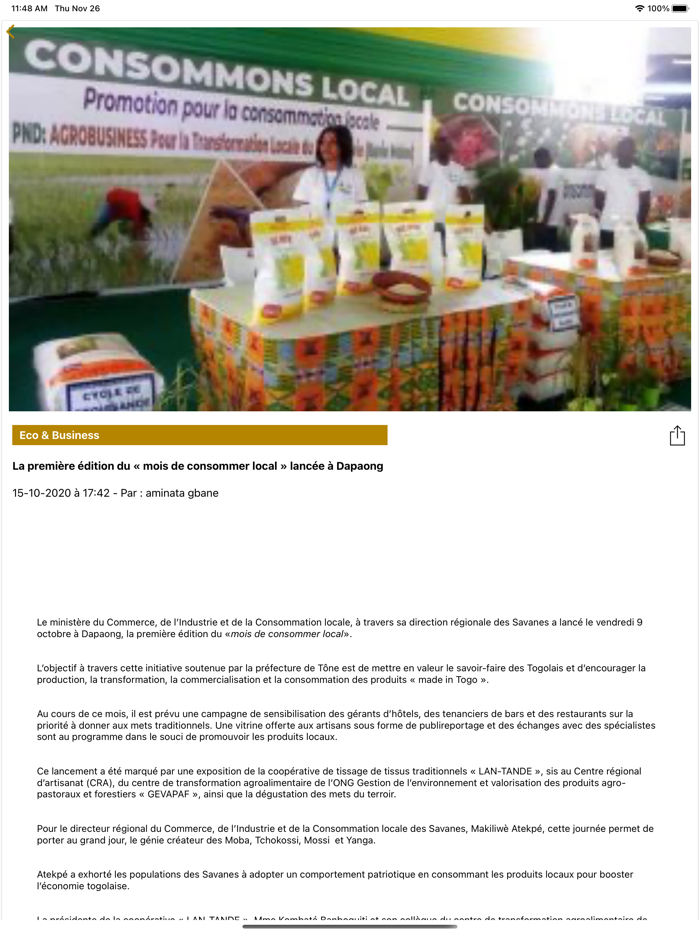 Journal du Togo