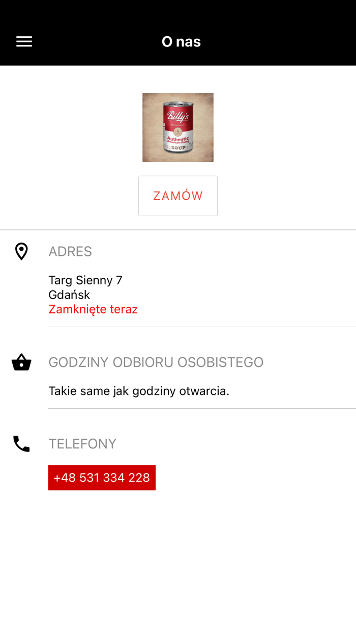 Billys American Restaurant