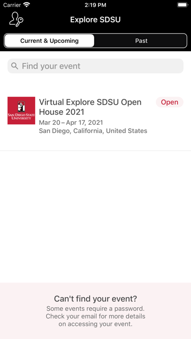How to cancel & delete Explore SDSU Open House from iphone & ipad 2