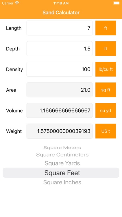 Sand Calculator screenshot-5