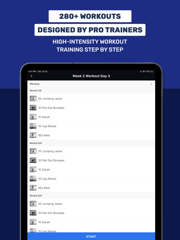 Daily Workout App by Fit5 screenshot 4