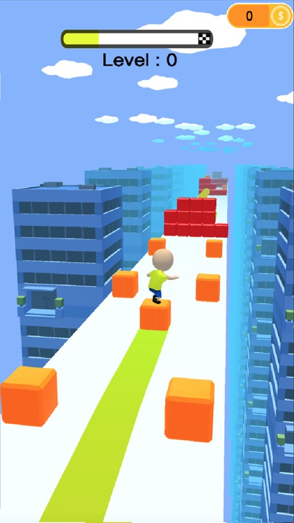 Race Skip Block Super Guy 3d