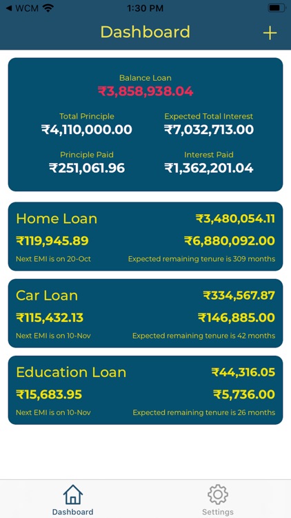 Loan Plus: EMI Finance Planner screenshot-3