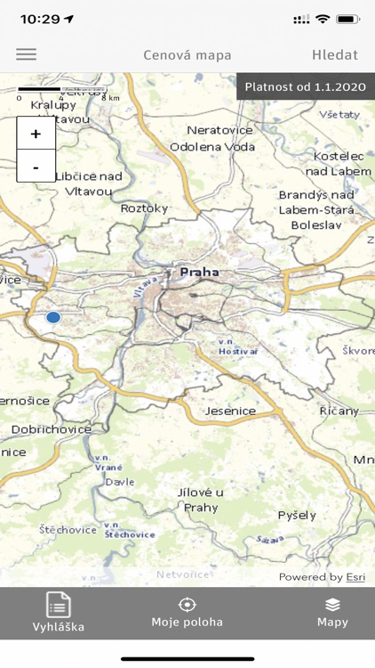 Cenová mapa Prahy