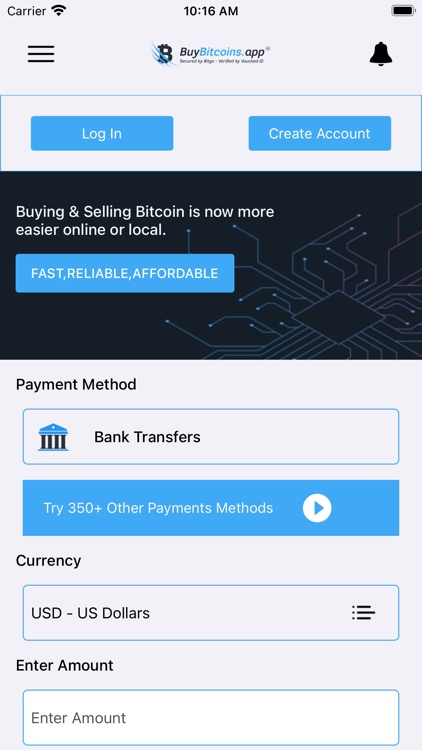BuyBitCoins app screenshot-3