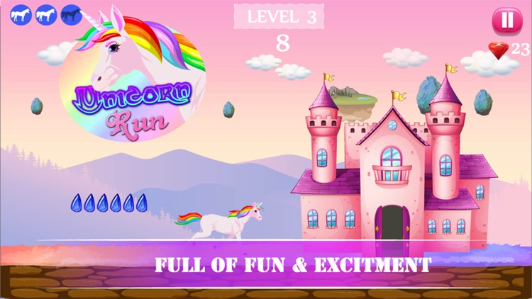 Unicorn Fun Run Race screenshot-4