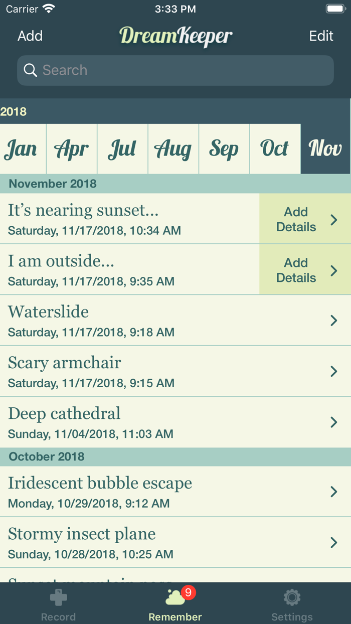 DreamKeeper - My Dream Journal