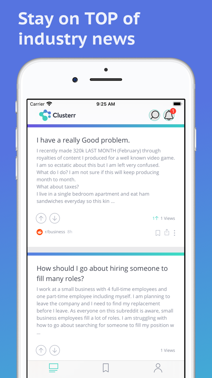 Clusterr - Personalized News