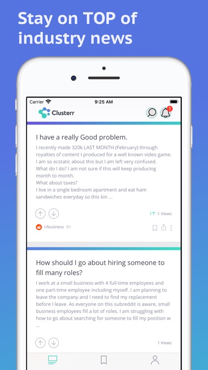 Clusterr - Personalized News