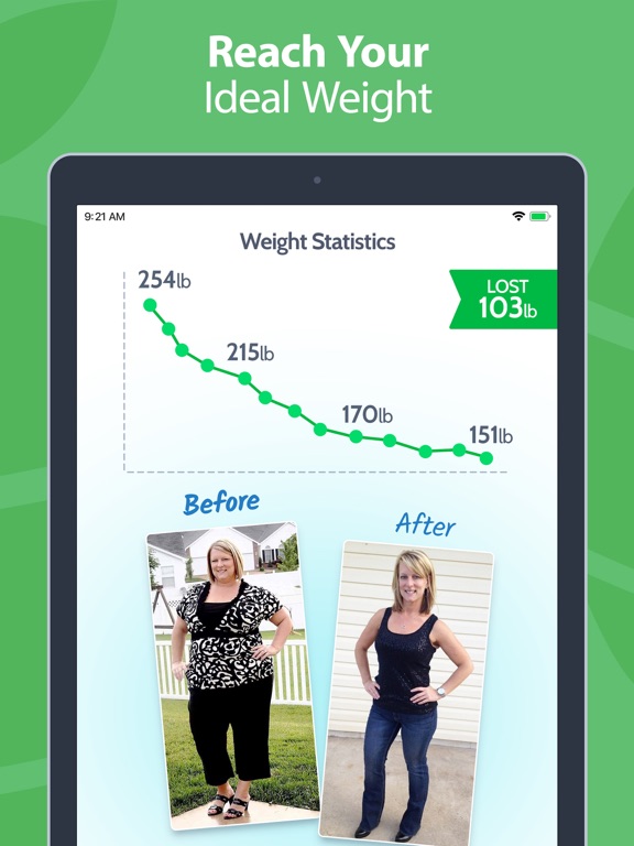 Calorie Counter PRO MyNetDiary iPad app afbeelding 7