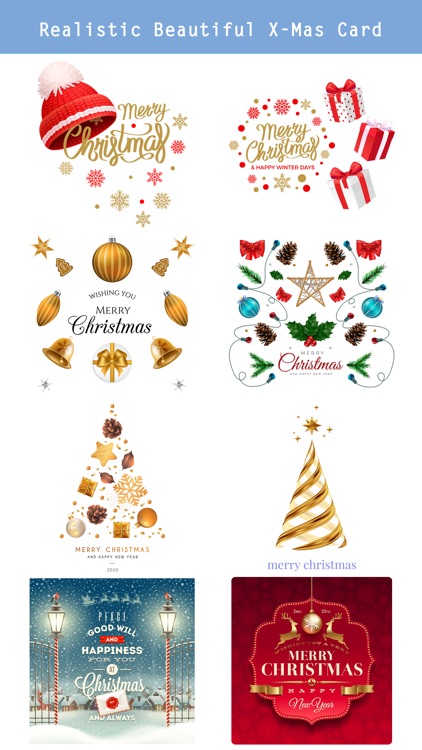 Realistic Christmas Stickers