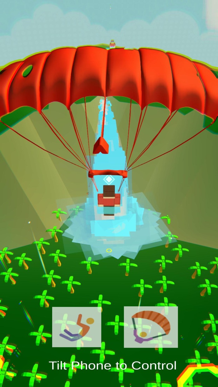 Parachute Skydive Jump