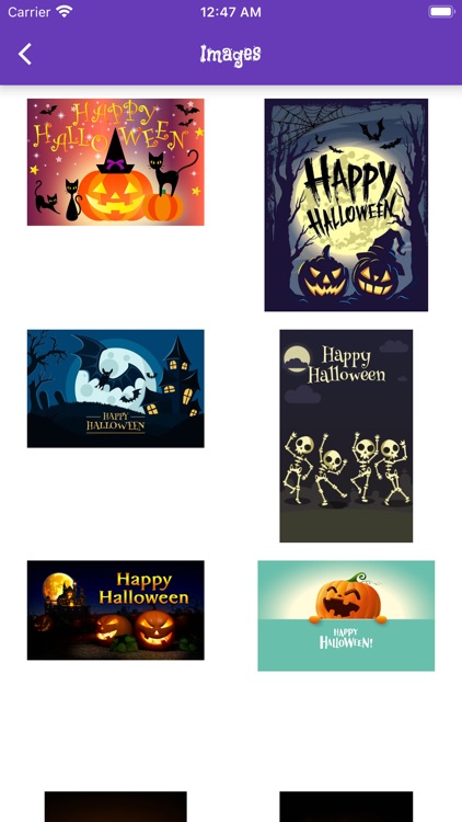 Halloween Wishes Gif Image Sms screenshot-4