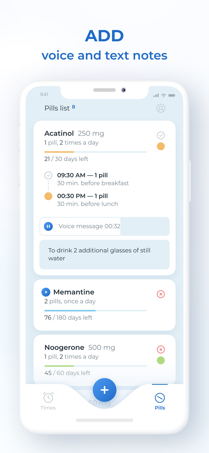 iTake - Pill Schedule App