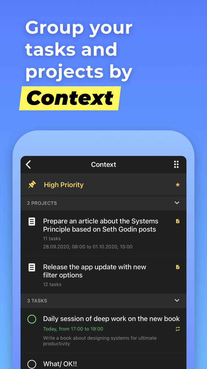 Chaos Control™ GTD Task List