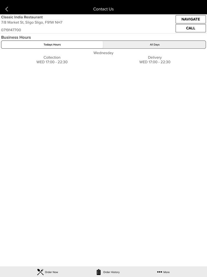 Classic India Restaurant