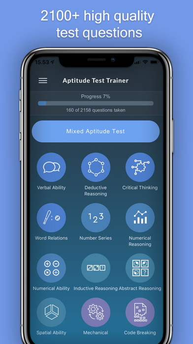 How to cancel & delete Aptitude Test Trainer from iphone & ipad 1