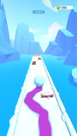 Game screenshot Snowball Race Attack mod apk