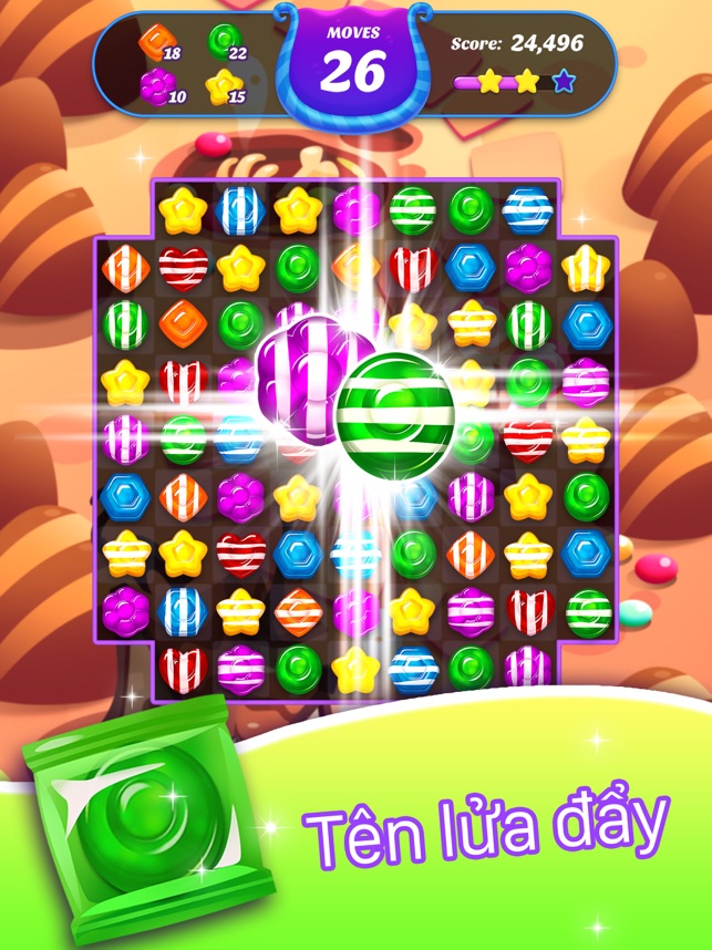 Gummy Candy Blast！Match 3 Game