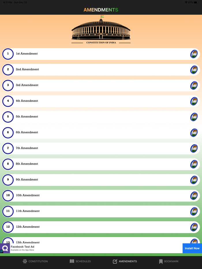 Constitution Of India-English