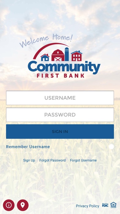How to cancel & delete Community First Bank Nebraska from iphone & ipad 1