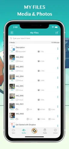 Screenshot 2 MyMedia-File Manager & Browser iphone