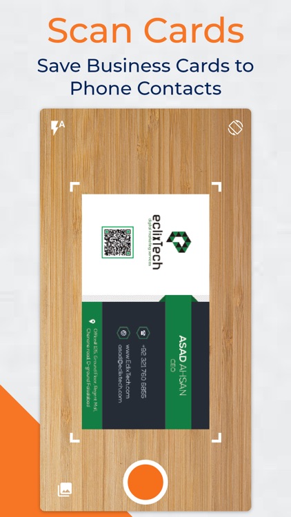 Business Card Scanner Reader