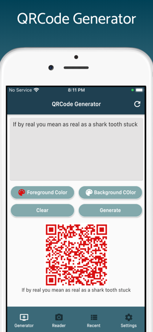 Billy's QRCode Generator