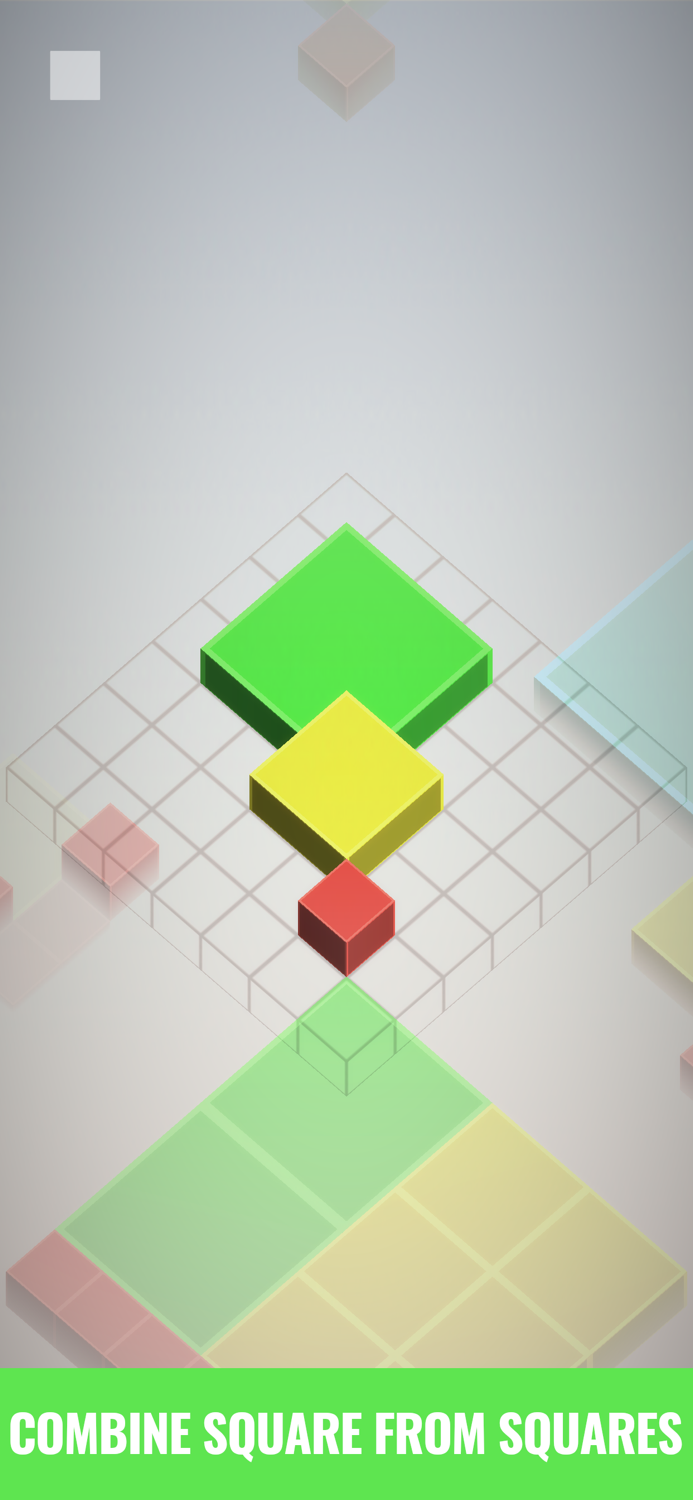 Isometric Squares - puzzle