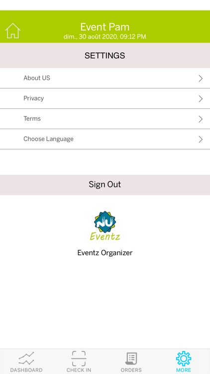 Nueventz organiser screenshot-3