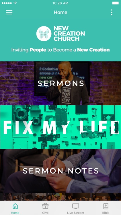 The New Creation Church App