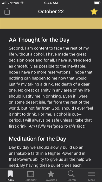 Twenty-Four Hours a Day: Classic Meditations for People in Recovery Screenshot 6