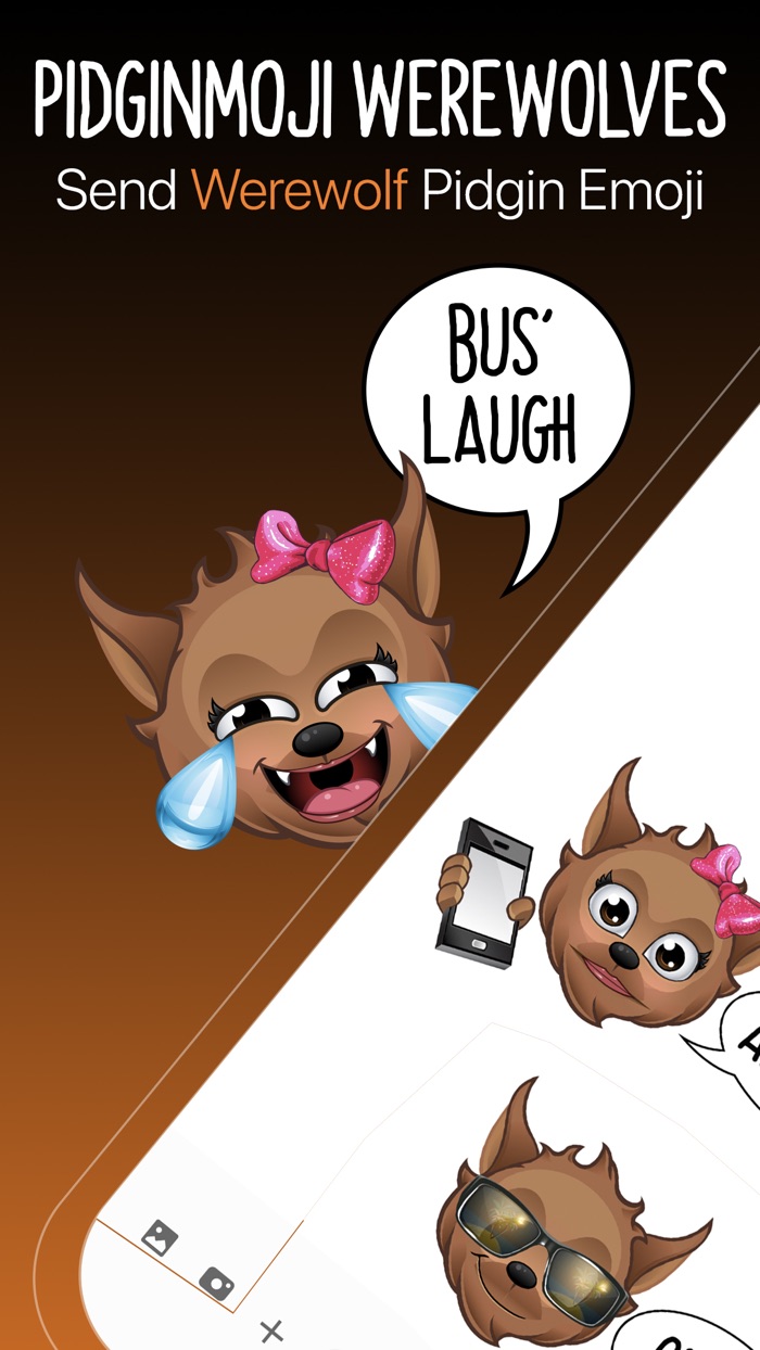 Pidginmoji Werewolves