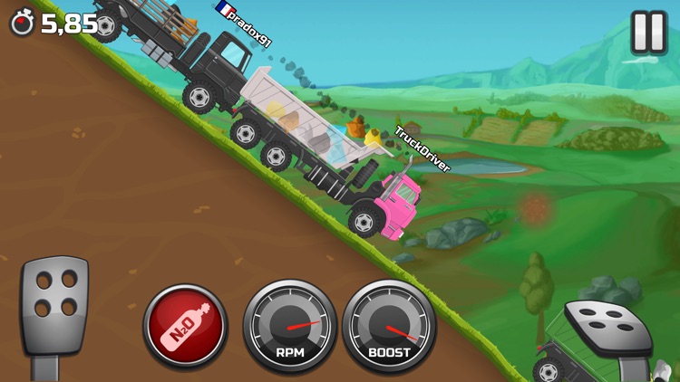 Truck Racing - Offroad Hills screenshot-3
