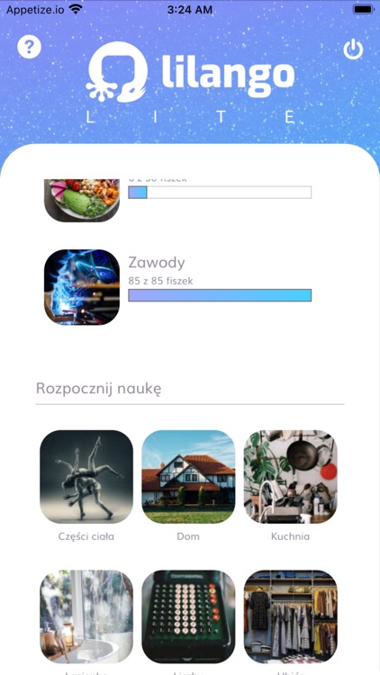 Lilango LITE Fiszki angielskie