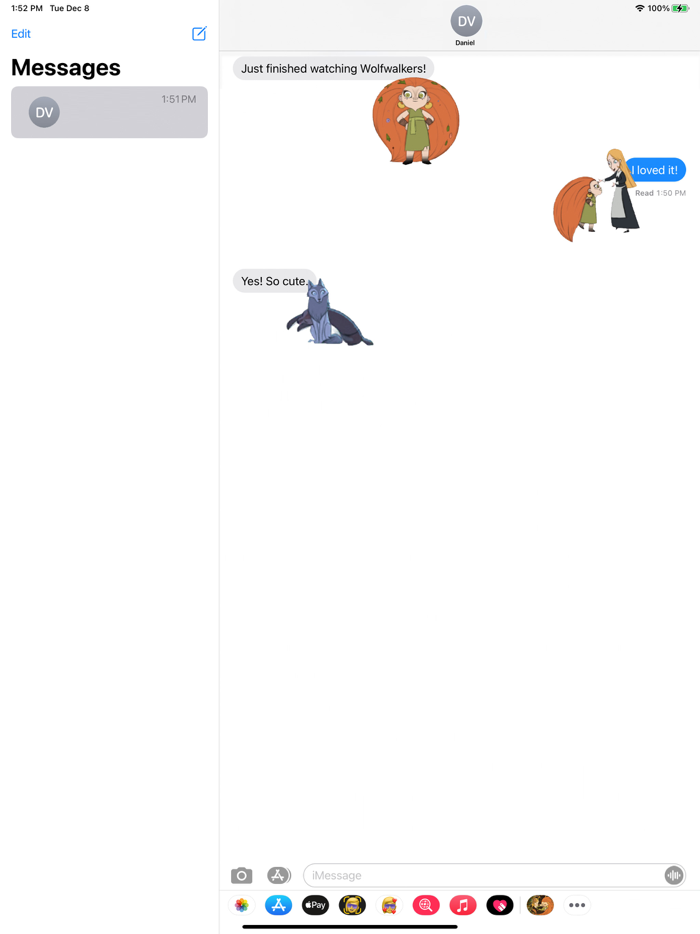 Wolfwalkers Stickers Apple TV