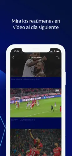 Captura de Pantalla 4 Oficial Champions League iphone