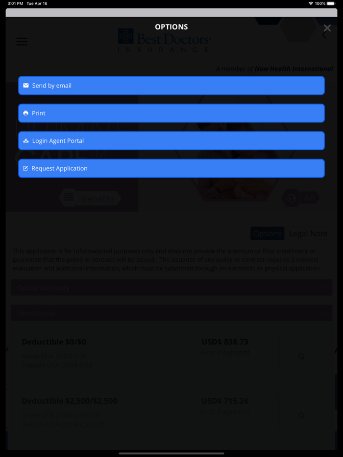 Best Doctors Ins. Cotizador