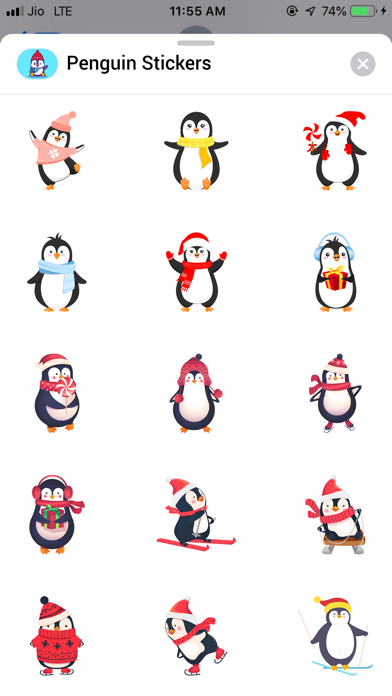 How to cancel & delete Penguin Stickers for iMessage from iphone & ipad 1