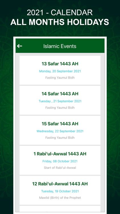Urdu Calendar 2021 screenshot-4
