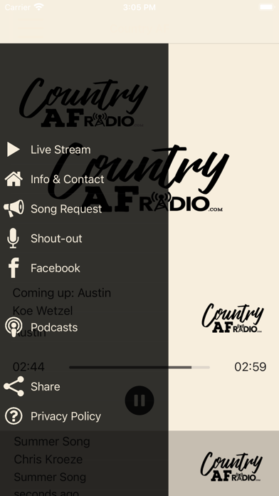 How to cancel & delete Country AF Radio from iphone & ipad 2