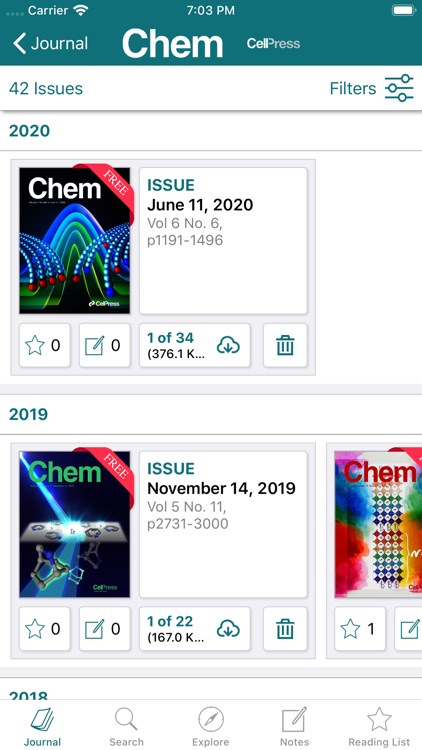 Chem Journal Reader