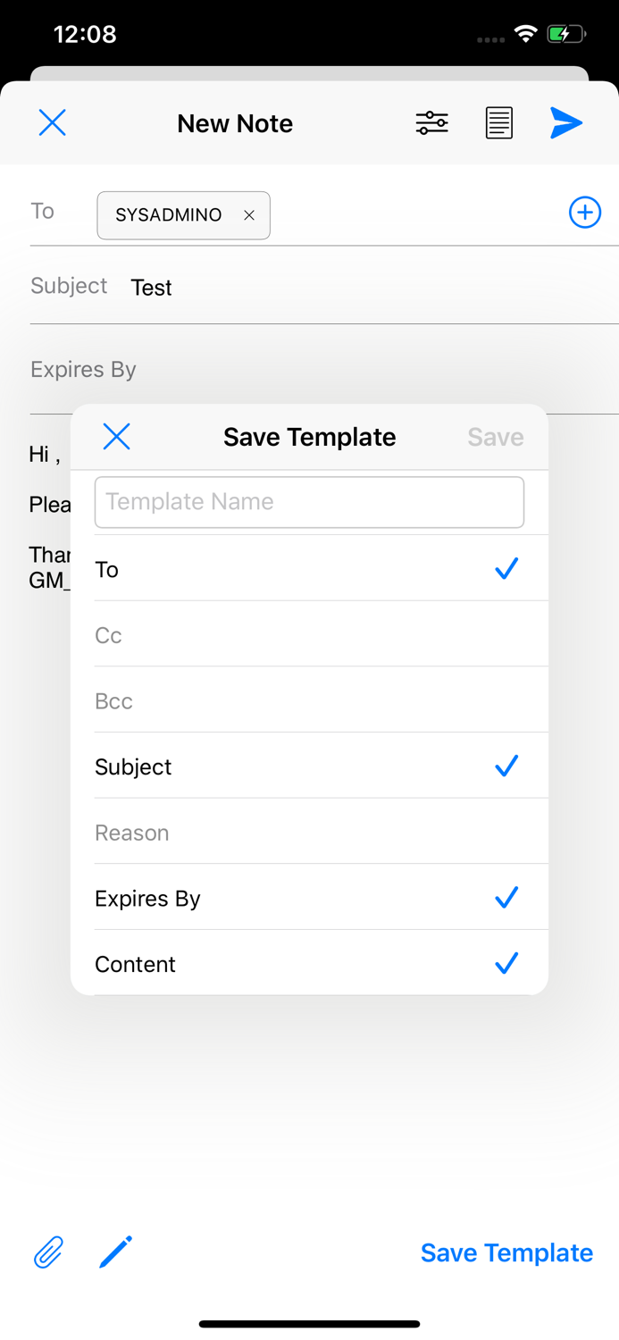 QNotes 1611 - Reflexis One